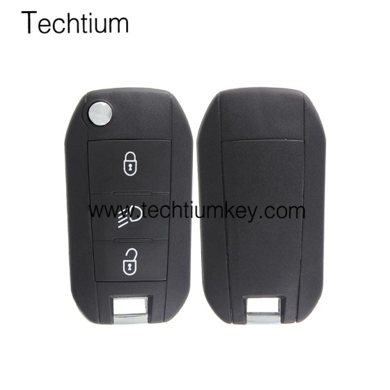 433Mhz ID46 chip 307/VA2 blade 3 button remote key for Citroen
